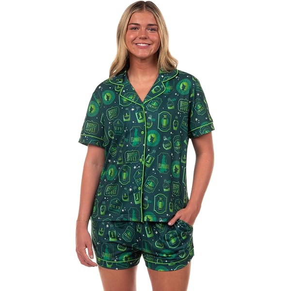 Intimo Women's Printed Pajama Set - Long Sleeve Top & Pant Pajamas