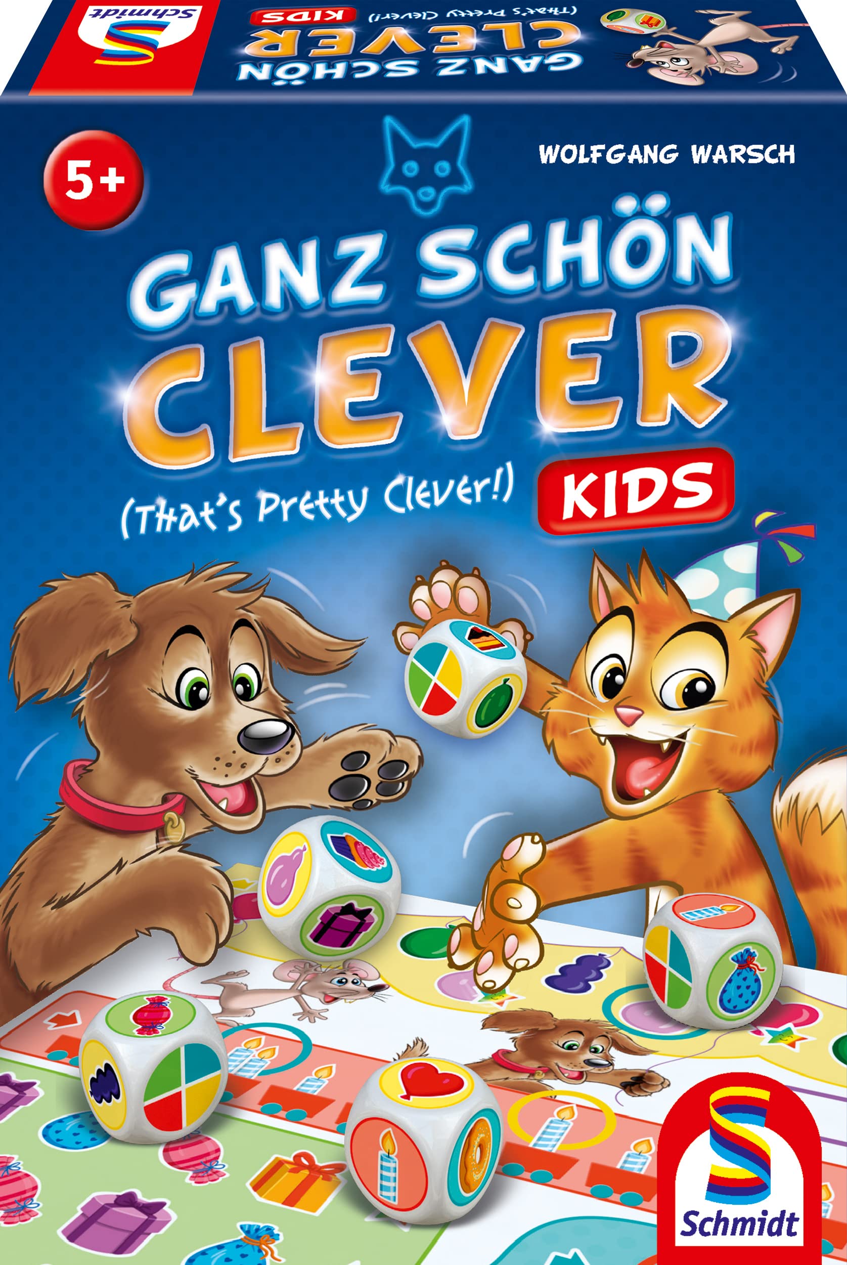 Schmidt | Ganz Schön Clever Kids | Dice Game | Ages 5+ | 2-4 Players | 15 Minutes Playing Time, (CSGGANZKIDS)