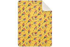 Hockey Players Blankets for Girls Soft Cotton Newborns Swaddle Blanket Presents for Baby 40'' x 30''