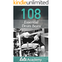 108 Essential Drum Beats: A Comprehensive Collection for All Levels book cover