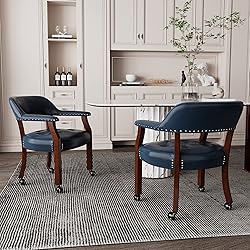 JESONVID Dining Chair with Casters Set of 2, Accent