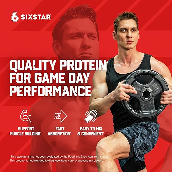 SIX STAR WHEY PROTEIN POWDER PLUS – MUSCLE BUILDING & RECOVERY FORMULA WITH WHEY ISOLATE POWDER, BCAAS, 30G PROTEIN, IMMUNE SUPPORT – POST-WORKOUT SUPPLEMENT – TRIPLE CHOCOLATE, 1.8 LBS