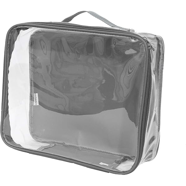 Clear Plastic Packing Cubes Large Clear Travel Packing Cube/See-Through ...