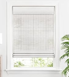 LazBlinds Cordless Bamboo Roman Shades, Custom
