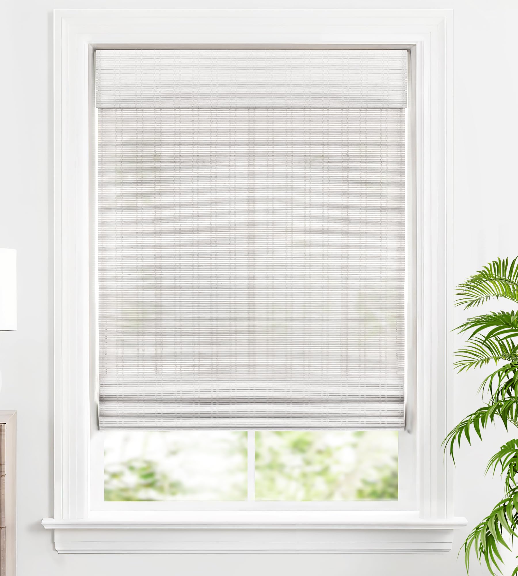 LazBlinds Cordless Bamboo Roman Shades, Custom