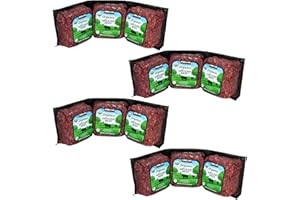 Kirkland Signature Organic Ground Beef - 85% Lean and 15% Fat - Raised Without Antibiotics - No Added Growth Hormones - Ready Set Gourmet Donate a Meal Program - 4 Pack (64oz Each)