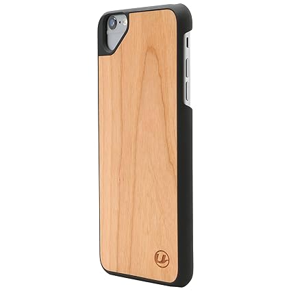 Ultratec Schutzhülle für iPhone 6 Plus und 6s Plus, Naturholz-Hülle mit Special Eye, Kirschholz