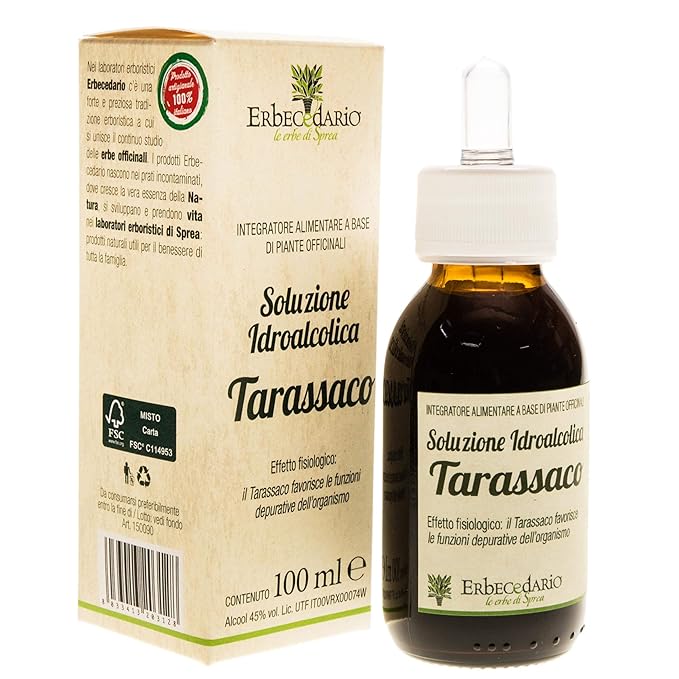 Soluzione Idroalcolica Tarassaco Erbecedario Per