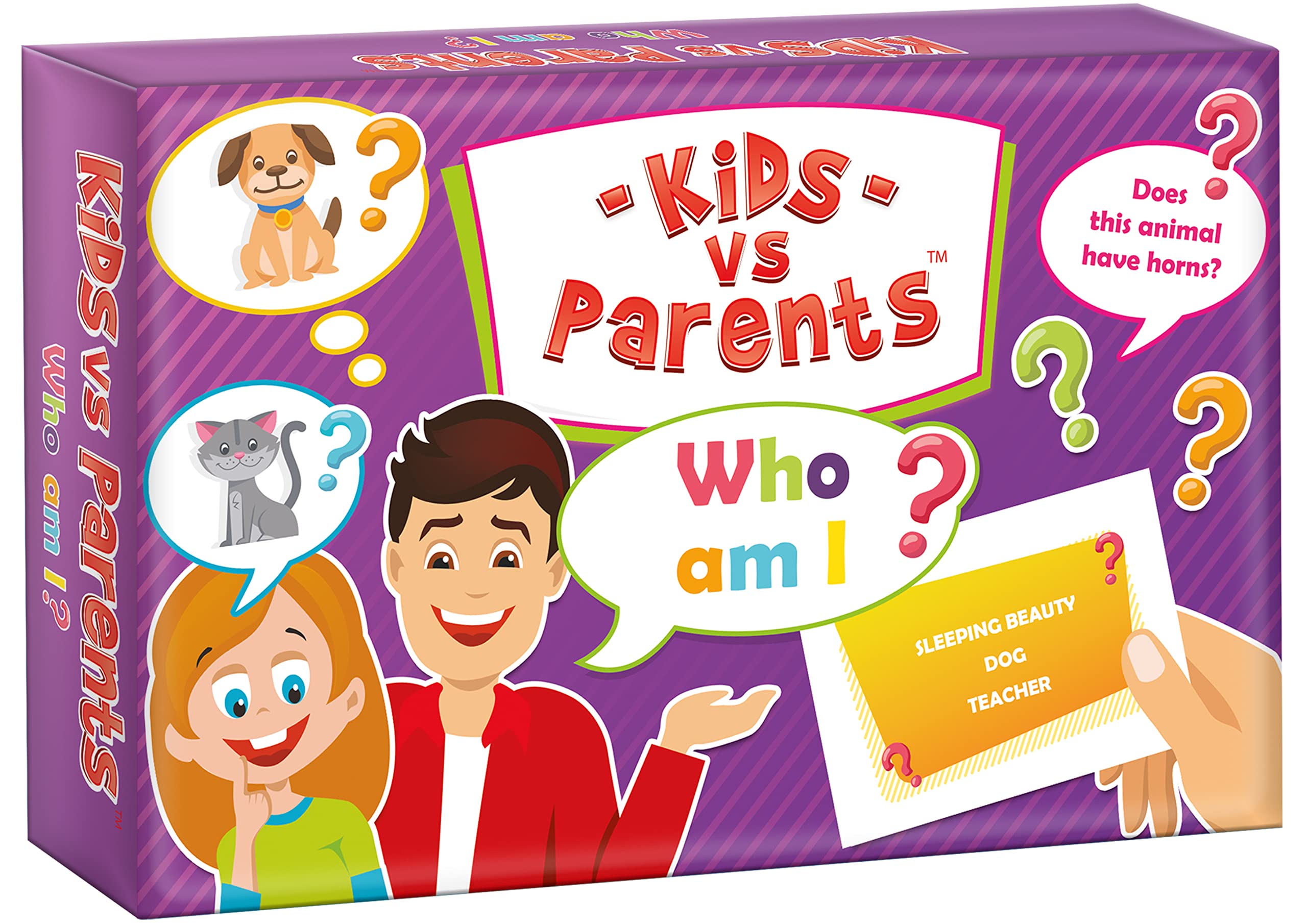 KANGUR Who am I? Kids VS. Parents Family Game Card Game Party Games Age 7+