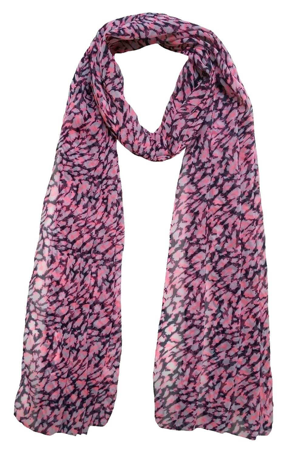 letz dezine women's poly cotton stole multicolour - (pack of 4)
