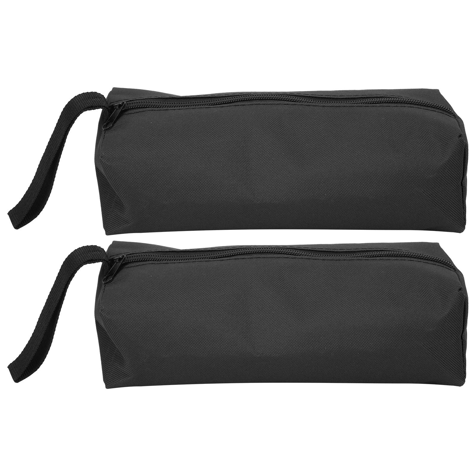 Small Tool Pouch,2PCS Small Portable Tool Bag Tool Canvas Storage Bag Multifunctional Clip-on Zipper Tool Bag Multi-Purpose Storage Organizer Zipper Bag Black