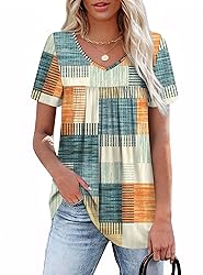 WEESO Womens Summer Tops 2025 Pleated Plus Size