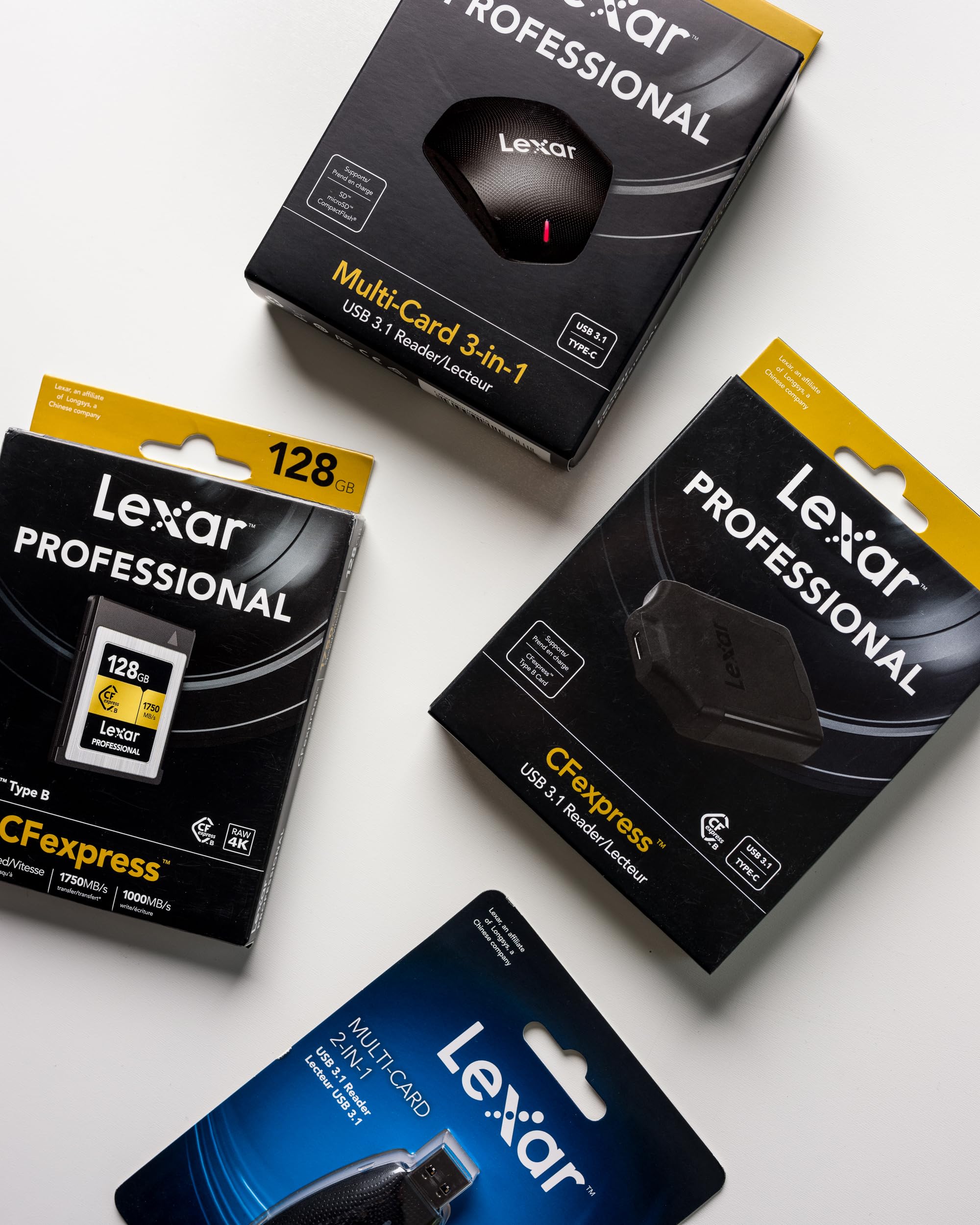 Lexar 128GB Professional CFexpress Type B Memory Card GOLD Series, Up To 1750MB/s Read, Raw 8K Video Recording, Supports PCIe 3.0 and NVMe (LCXEXPR128G-RNENG)