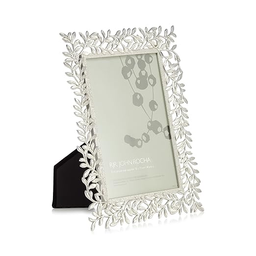 Debenhams Rjr.John Rocha Silver Laurel Leaf Photo Frame 8 X 10 Inches