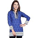 Maple Clothing India Tunic Top Women's Printed Short Kurti Kurta Indian Clothing Outfit
