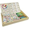 Lexibook Bio Toys Math School, a Wooden Activity Box to Learn to Count, Preschool Educational Toy for First-time Awakening, EDU200