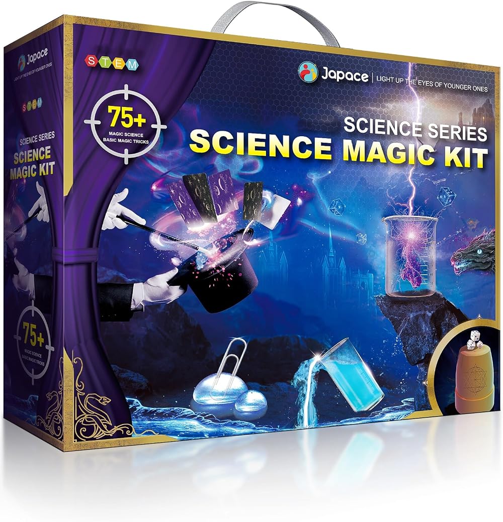 Japace 75+ Magic Kit Science Set for Kids Educational Toys STEM Chemistry