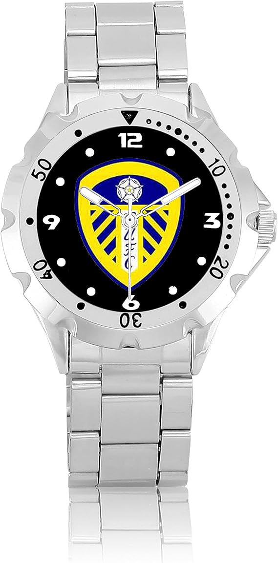 Wristwatch Men Stainless Steel Watch PSM218 Leeds United FC Soccer