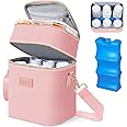 PIIOSER Breastmilk Cooler Bag With Ice Pack Fits 6 Baby - View #9