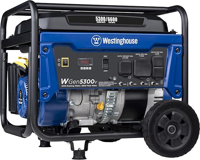 Westinghouse WGen5300v Portable Generator with 120/240
