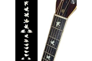 Fretboard Markers Inlay Sticker Decals for Guitar Bass - Dove (WS)
