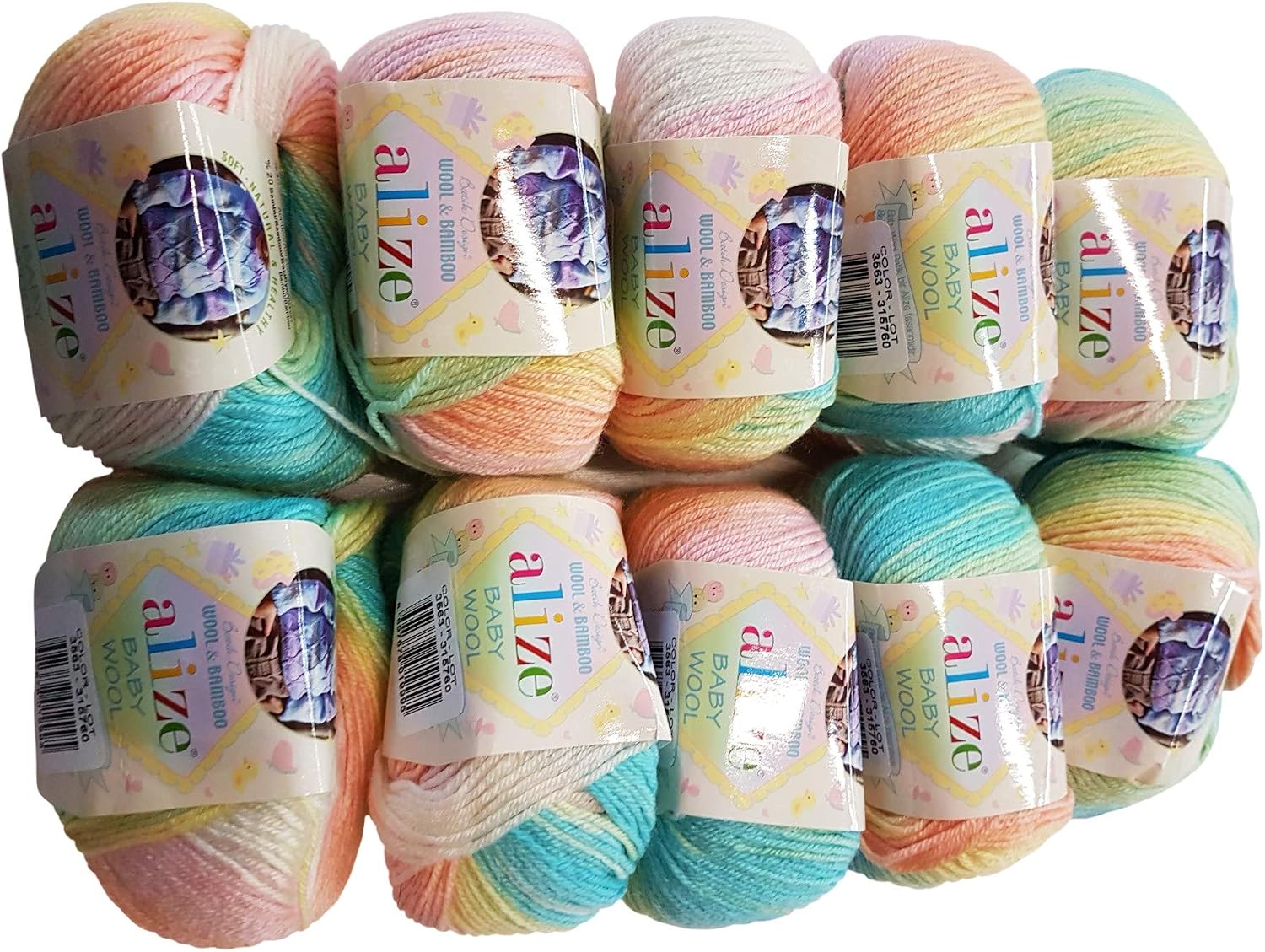Lot De 10 Pelotes Laine à Feutrer 10 Couleurs - Laine Mérinos Pour Feutrage Humide Et Sec