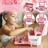 EVACOK Kids Makeup Set for Girls 57Pcs Washable Non-Toxic CPSIA ASTM view 5