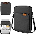 TiMOVO 9-11 Inch Tablet Sleeve Bag with Shoulder Strap for iPad 10th Gen. 10.9", iPad 9th/8th/7th Gen. 10.2", iPad Air 11/Air 5th/4th Gen. 10.9",Galaxy Tab A9+/A9 Plus 11", Black & Grey