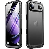 SPORTLINK for iPhone Air Waterproof Phone Case - Built in Screen Protector Shockproof/Military Rugged Dropproof/Dustproof/Heavy Duty, 360 Full Body Protective Cover for iPhone Air 6.5 Black