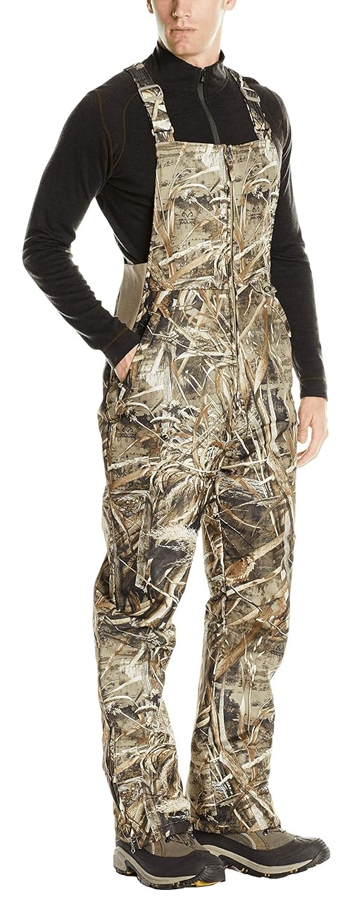 Arctix Men's Essential Insulated Bib Overalls, Realtree MAX-5 Camo, Small/34" Inseam