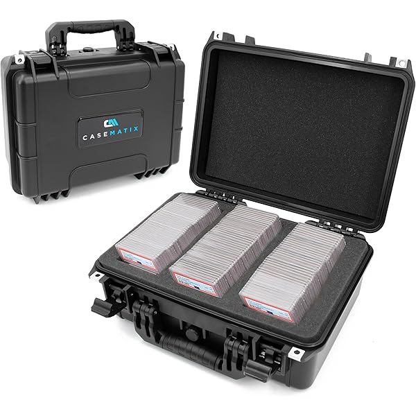 Amazon.com: CASEMATIX Top Loader Card Storage Case for Trading