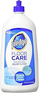 Pledge Multi Surface Floor Cleaner, 27-Ounce plastic bottles (Pack of 6),Packaging may vary