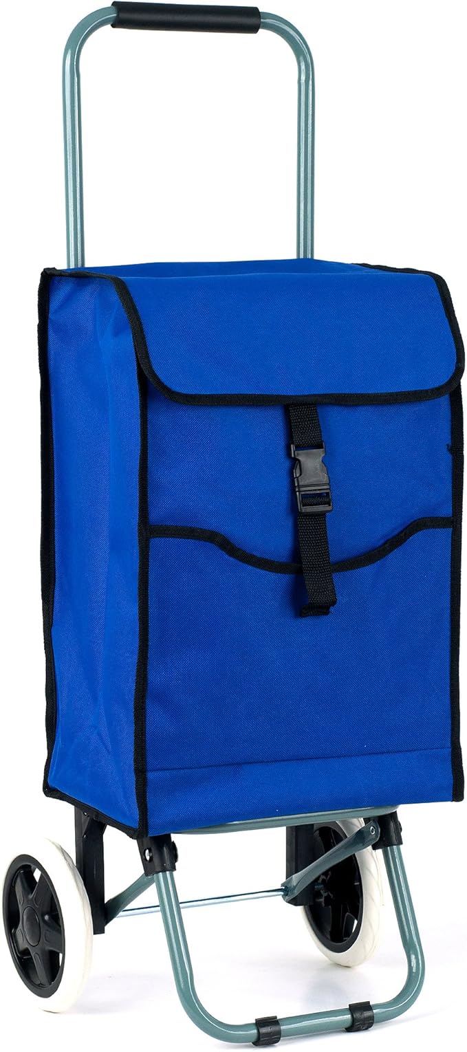 Trademark Home Portable Canvas Shopping Cart, 3 Compartments Amazon.ca