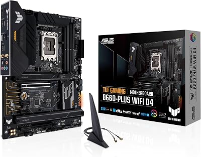 ASUS TUF GAMING B660-PLUS WIFI D4 Motherboard LGA 1700 Intel B660 mATX WiFi 6