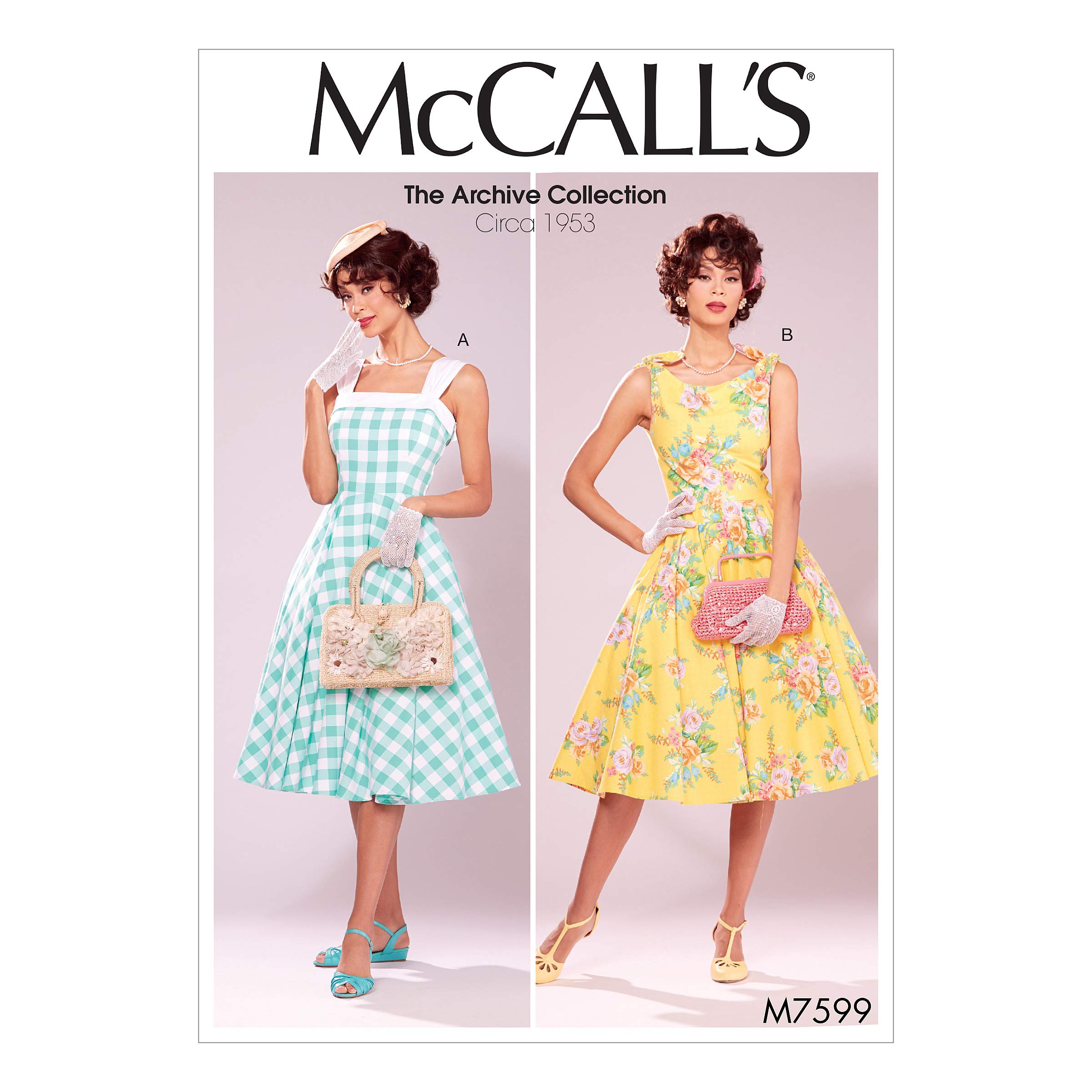 Mccall's Patterns 7599 E5,Misses Dresses,Sizes 14-22, Tissue, Multi/colour, 17 x 0.5 x 0.07 cm