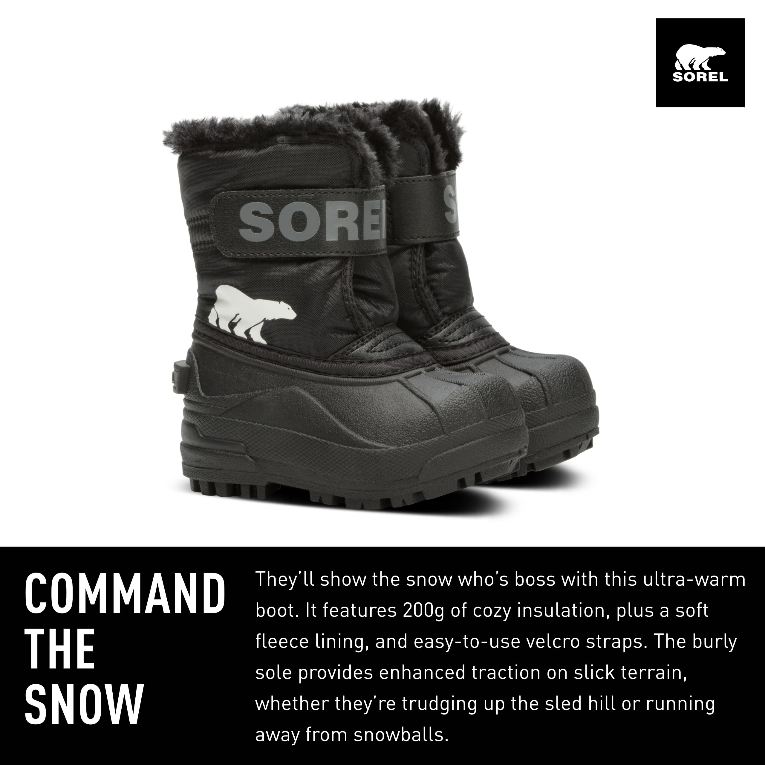 SOREL Toddler's Snow Commander Boot