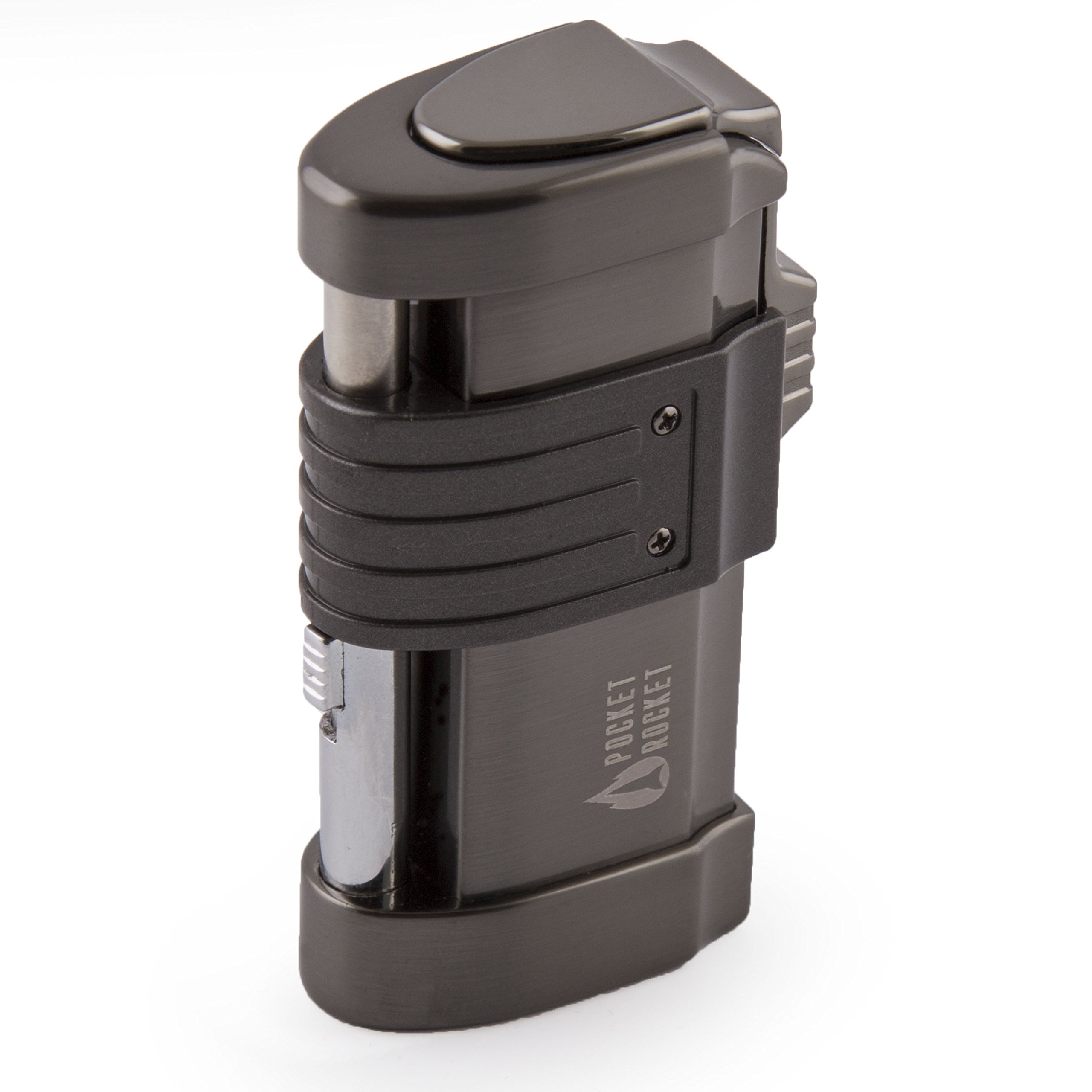 Pocket Rocket Triple Flame Jet Cigarette Lighter with Cigar Punch Buy