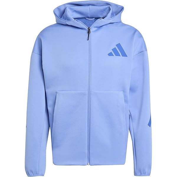 adidas Women's Z.N.E. Full-Zip Hoodie, Wonder Quartz, Small