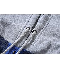 ZITY Men's Flannel Hoodie Shirts Casual Button Down
