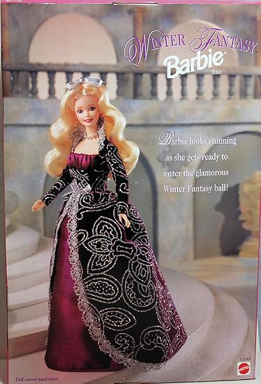 winter fantasy barbie 1996