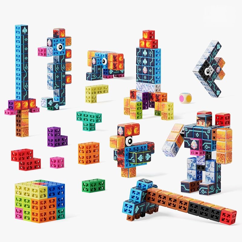 Jeu de Construction De Cubes Soma Spatial pour Enfants de 5 Ans Et Plus