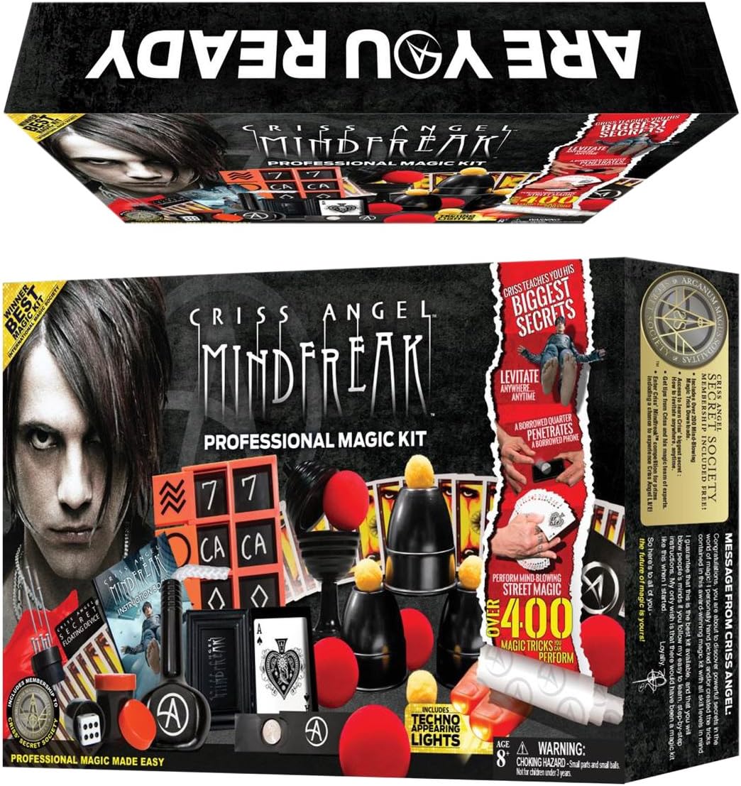 Magic Kits Accessories Criss Angel Mindfreak Professional Magic Kit Toys Games