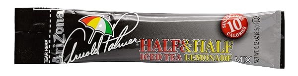 ARIZONA ARNOLD PALMER HALF LEMONADE HALF ICED TEA STIX, 10 COUNT PER BOX (PACK OF 6), LOW CALORIE SINGLE SERVING DRINK POWDER PACKETS, JUST ADD WATER FOR A DELICIOUSLY REFRESHING ICED TEA BEVERAGE