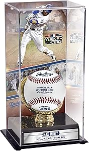 Max Muncy Los Angeles Dodgers 2018 World Series Game 3 Walkoff Home Run Sublimated Display Case with Image - Baseball Display Cases No Logo