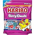 Haribo Gummi Candy | Berry Clouds in a Resealable Stand Up Bag | Blueberry, Wildberry, & Strawberry, 7.5 oz.