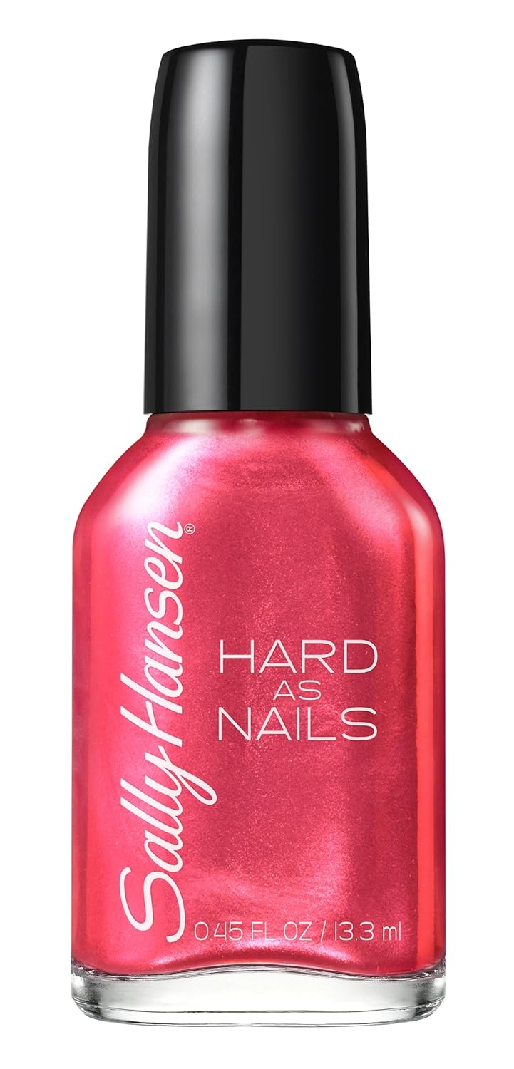 Sally Hansen Hard as Nails Color, Black Heart, 0.45 Fluid Ounce : Nail Polish : Beauty