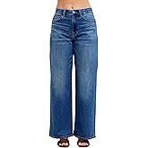 Judy Blue High Waist Wilhelmina Baggy Jeans, Inseam 31"