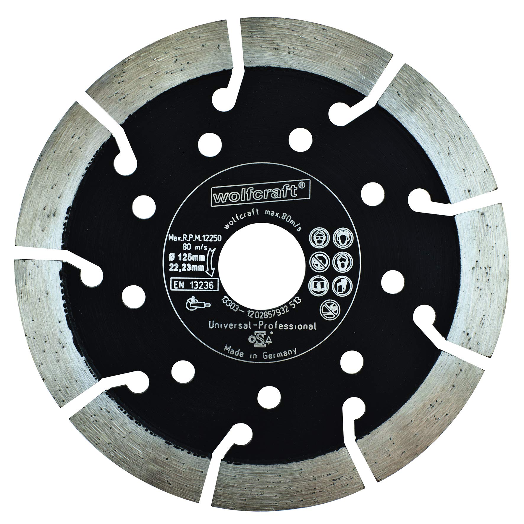 wolfcraft Diamond Cutting Disc "Expert Universal" for Angle Grinders I 8373000