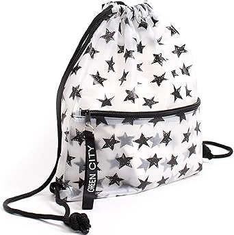 clear string backpack