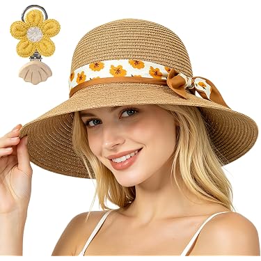 Women Funny Vintage Adjustable Cotton Embroidered Summer Vacation Sun Beach Hat Accessories | Women Funny Vintage Adjustable Cotton  main image 2